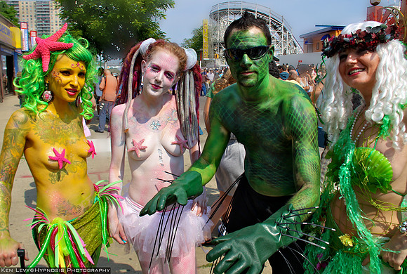 Mermaids at the Parade, Brooklyn