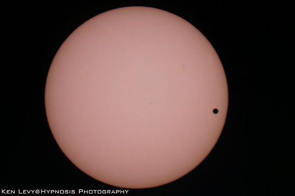 Venus transiting the Sun