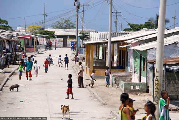 village on the way to the north coast