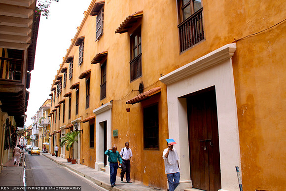 street in Cartagena, Colombia