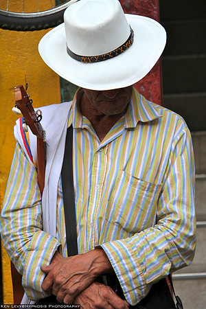 street musician Medellin Colombia
