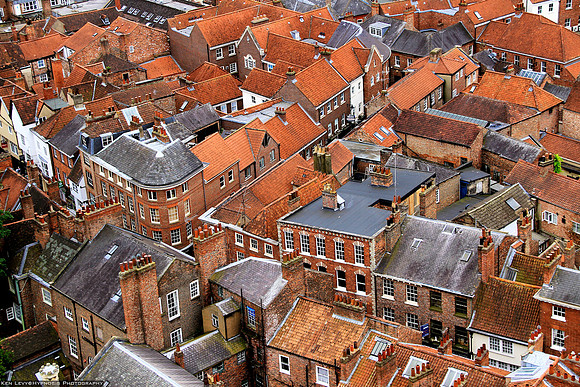 the view atop York Minster